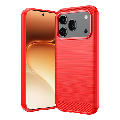 Honor 600 Global Carbon Fibre Brushed Texture TPU Protective Phone Case Shockproof Slim Cover