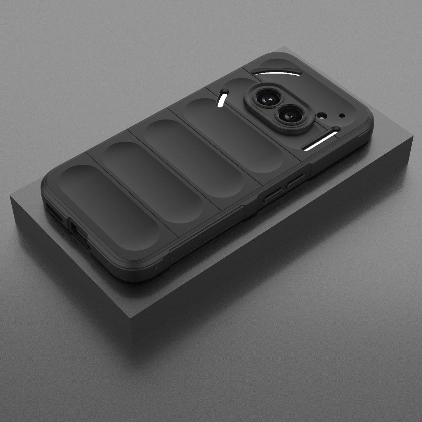 Nothing Phone 2A Shock Absorbent Magic Shield TPU + Flannel Phone Case, Featuring Ridged Drop Protection, Bright Colours & Easy Access