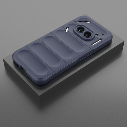 Nothing Phone 2A Shock Absorbent Magic Shield TPU + Flannel Phone Case, Featuring Ridged Drop Protection, Bright Colours & Easy Access