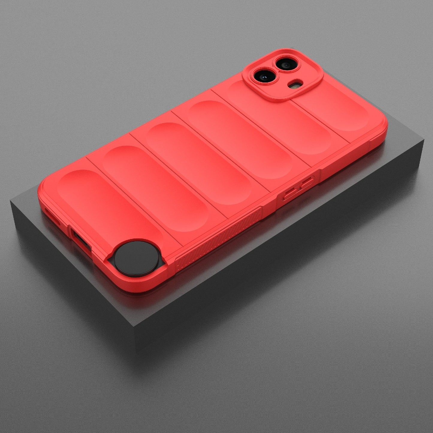 Nothing CMF Phone 1 Shock Absorbent Magic Shield TPU + Flannel Phone Case, Featuring Ridged Drop Protection, Bright Colours & Easy Access