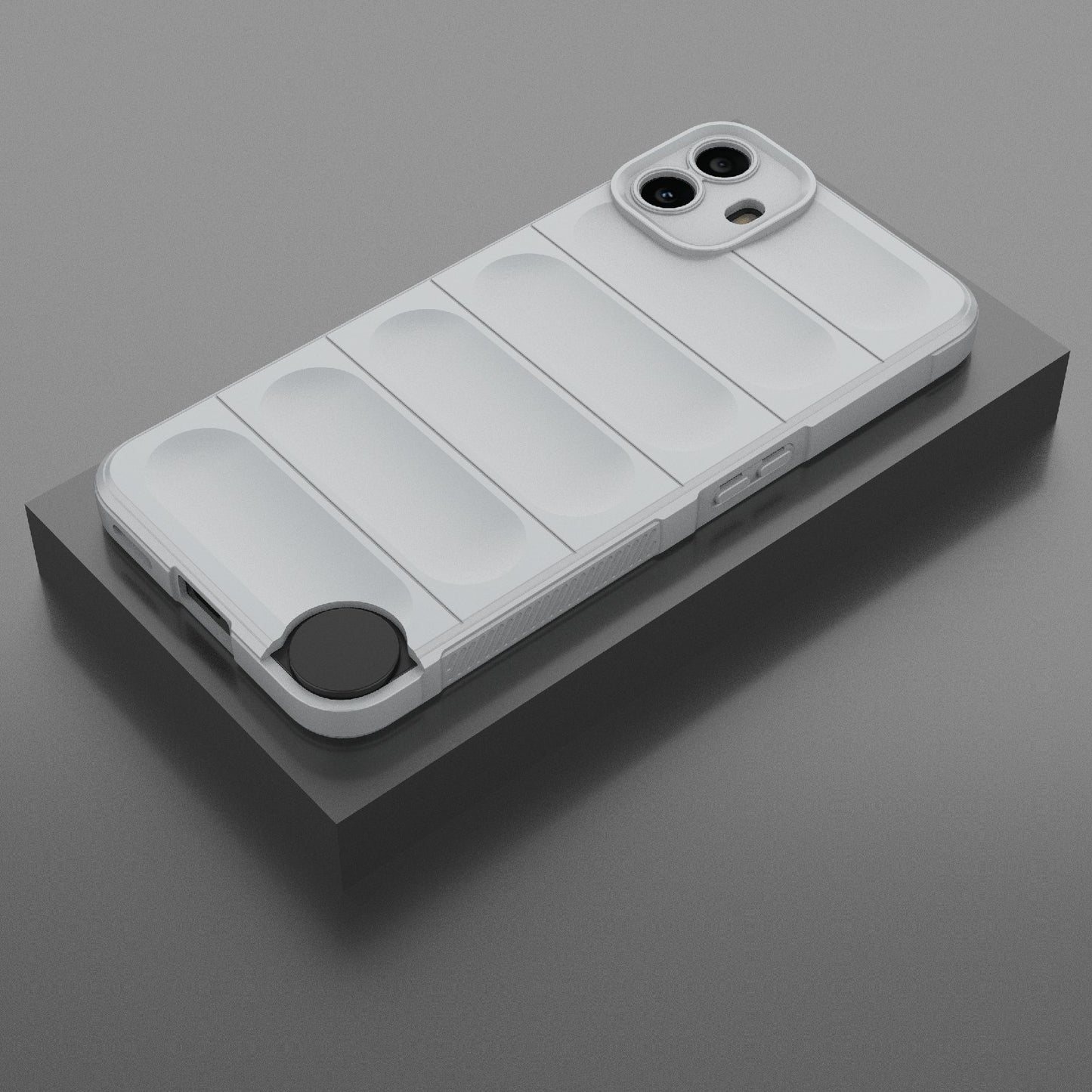 Nothing CMF Phone 1 Shock Absorbent Magic Shield TPU + Flannel Phone Case, Featuring Ridged Drop Protection, Bright Colours & Easy Access