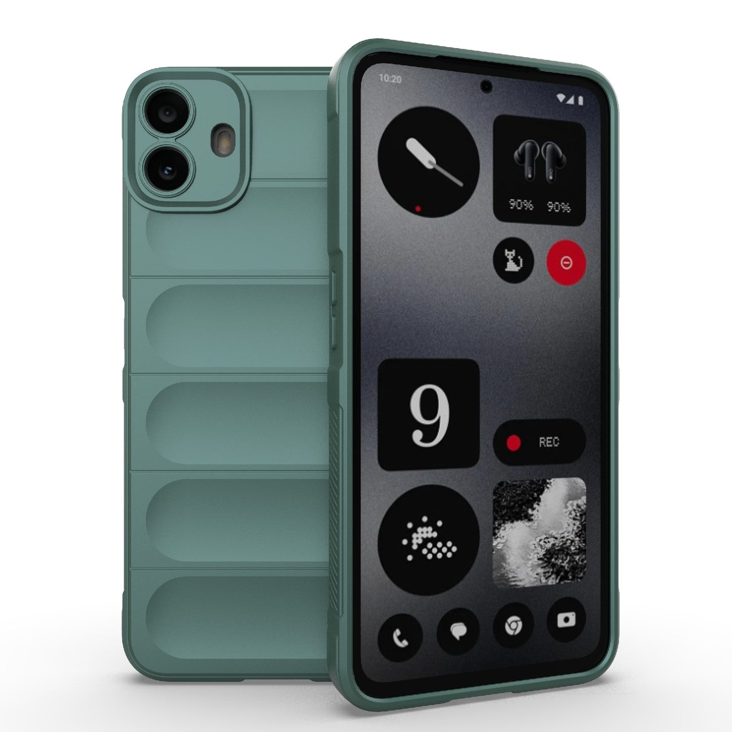 Nothing CMF Phone 1 Shock Absorbent Magic Shield TPU + Flannel Phone Case, Featuring Ridged Drop Protection, Bright Colours & Easy Access