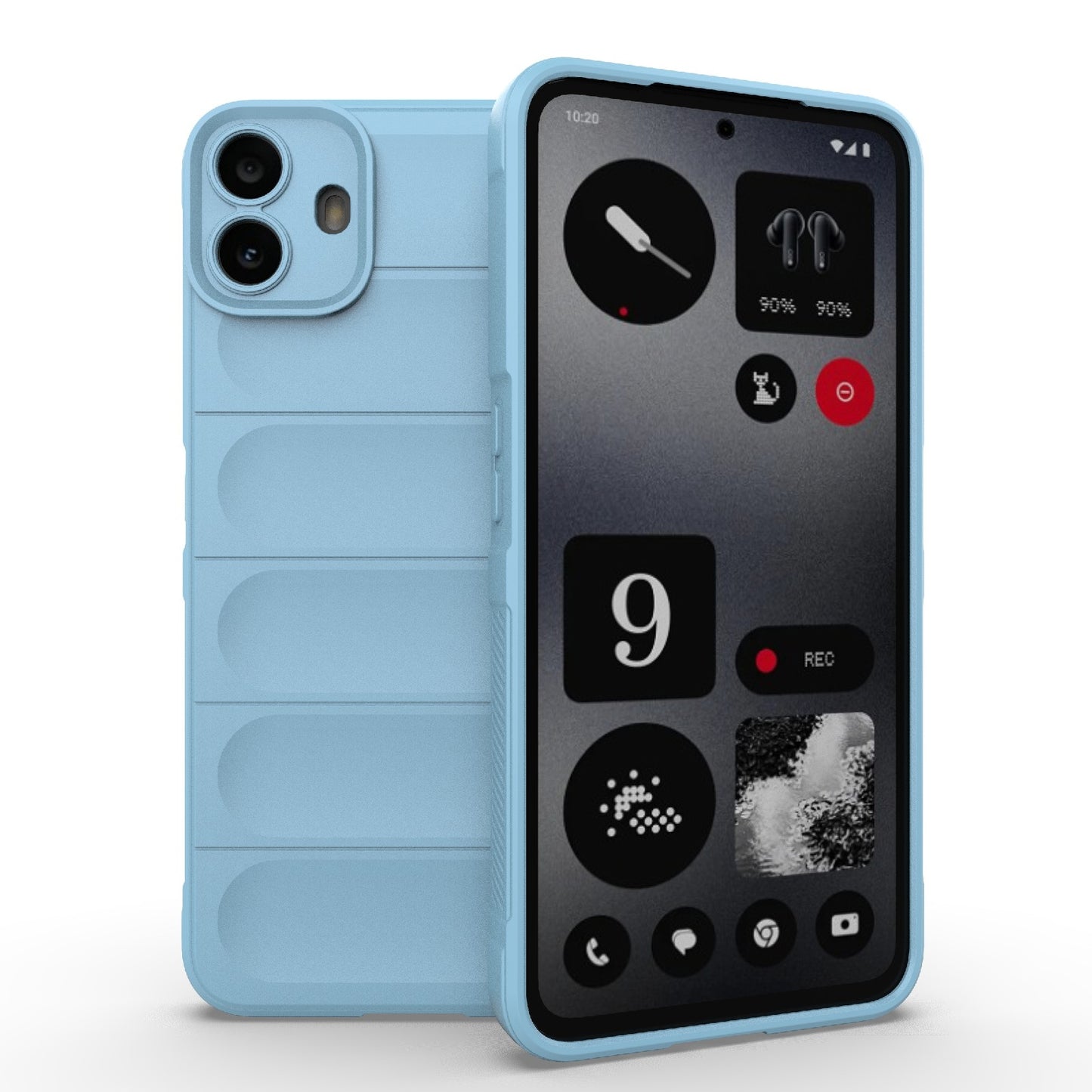 Nothing CMF Phone 1 Shock Absorbent Magic Shield TPU + Flannel Phone Case, Featuring Ridged Drop Protection, Bright Colours & Easy Access