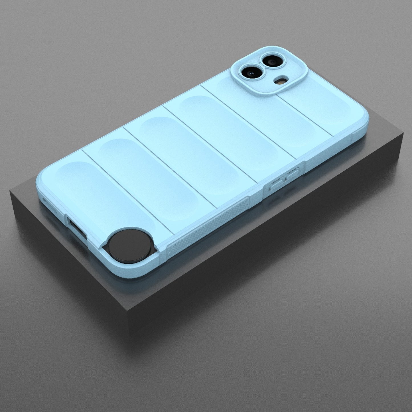 Nothing CMF Phone 1 Shock Absorbent Magic Shield TPU + Flannel Phone Case, Featuring Ridged Drop Protection, Bright Colours & Easy Access