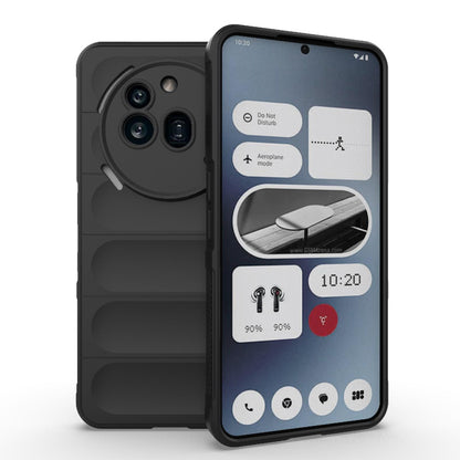 Nothing Phone 3a Pro Magic Shield TPU + Flannel Protective Phone Case Cover, Shockproof Scratch Resistant
