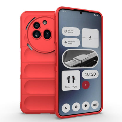 Nothing Phone 3a Pro Magic Shield TPU + Flannel Protective Phone Case Cover, Shockproof Scratch Resistant