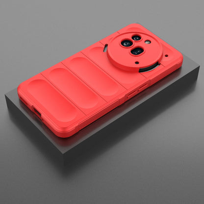Nothing Phone 3a Pro Magic Shield TPU + Flannel Protective Phone Case Cover, Shockproof Scratch Resistant