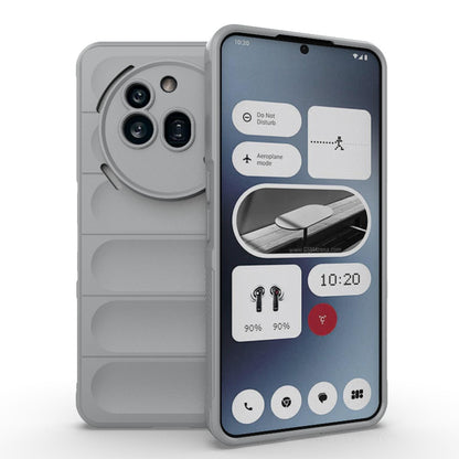 Nothing Phone 3a Pro Magic Shield TPU + Flannel Protective Phone Case Cover, Shockproof Scratch Resistant