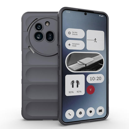 Nothing Phone 3a Pro Magic Shield TPU + Flannel Protective Phone Case Cover, Shockproof Scratch Resistant