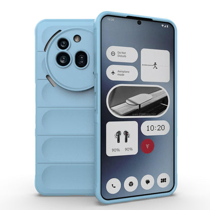 Nothing Phone 3a Pro Magic Shield TPU + Flannel Protective Phone Case Cover, Shockproof Scratch Resistant