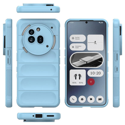Nothing Phone 3a Pro Magic Shield TPU + Flannel Protective Phone Case Cover, Shockproof Scratch Resistant