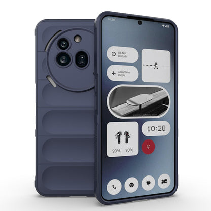 Nothing Phone 3a Pro Magic Shield TPU + Flannel Protective Phone Case Cover, Shockproof Scratch Resistant