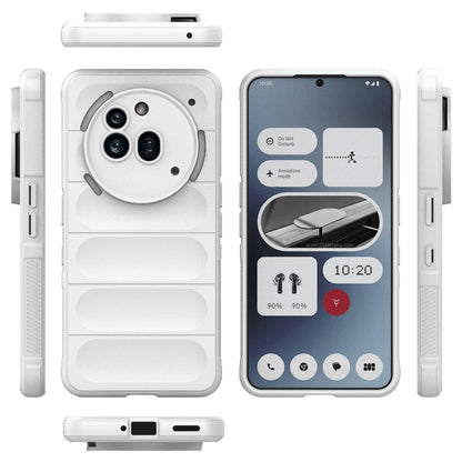 Nothing Phone 3a Pro Magic Shield TPU + Flannel Protective Phone Case Cover, Shockproof Scratch Resistant