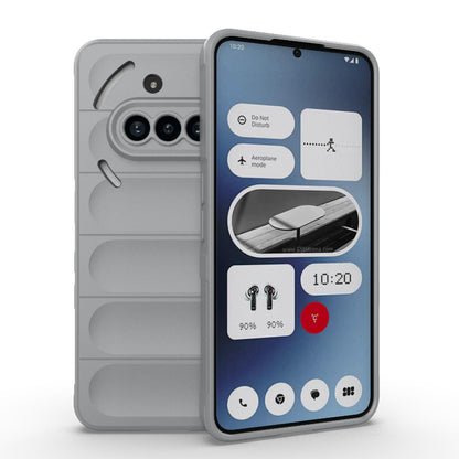 Nothing Phone 3a Magic Shield TPU + Flannel Protective Phone Case Cover, Shockproof Scratch Resistant
