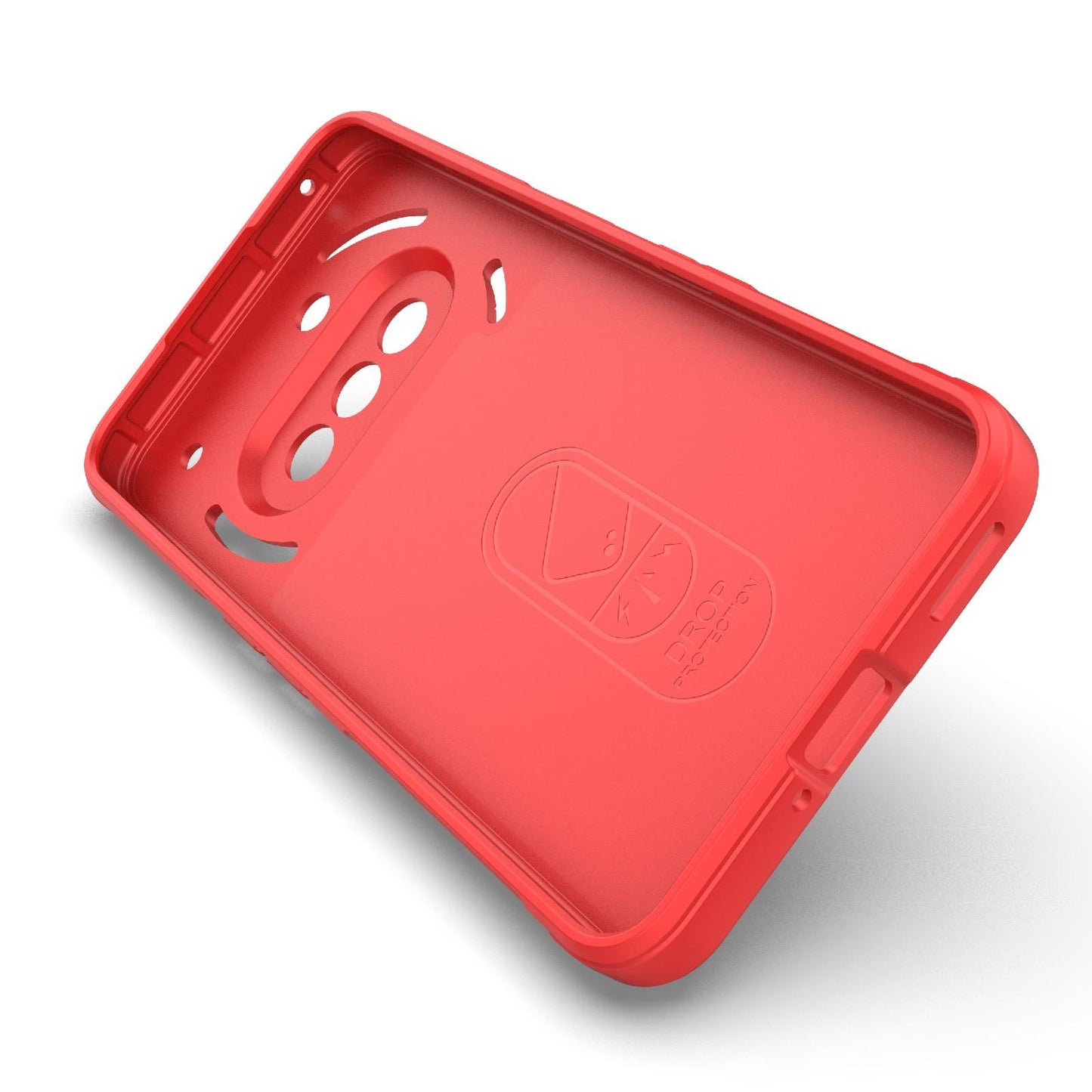 Nothing Phone 3a Magic Shield TPU + Flannel Protective Phone Case Cover, Shockproof Scratch Resistant