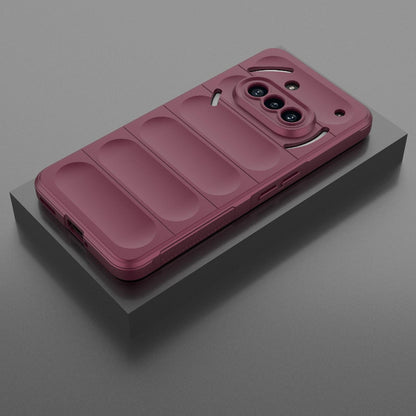 Nothing Phone 3a Magic Shield TPU + Flannel Protective Phone Case Cover, Shockproof Scratch Resistant