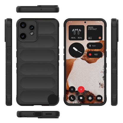 Nothing CMF Phone 2 Pro 5G Magic Shield TPU + Flannel Protective Phone Case Cover, Shockproof Scratch Resistant