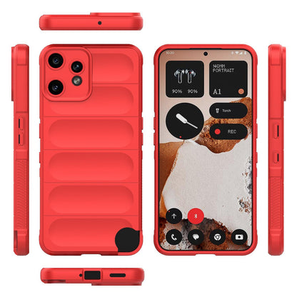 Nothing CMF Phone 2 Pro 5G Magic Shield TPU + Flannel Protective Phone Case Cover, Shockproof Scratch Resistant
