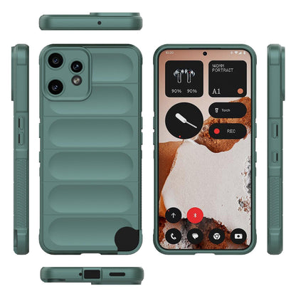 Nothing CMF Phone 2 Pro 5G Magic Shield TPU + Flannel Protective Phone Case Cover, Shockproof Scratch Resistant