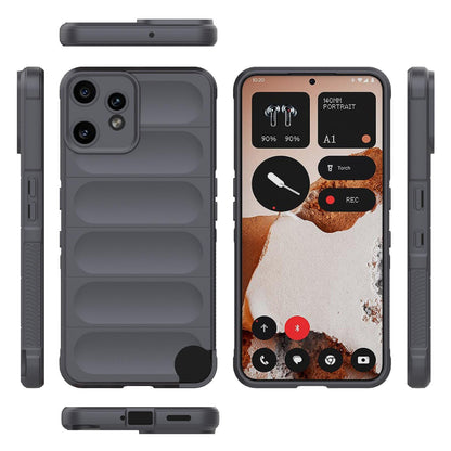 Nothing CMF Phone 2 Pro 5G Magic Shield TPU + Flannel Protective Phone Case Cover, Shockproof Scratch Resistant