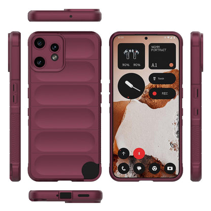 Nothing CMF Phone 2 Pro 5G Magic Shield TPU + Flannel Protective Phone Case Cover, Shockproof Scratch Resistant
