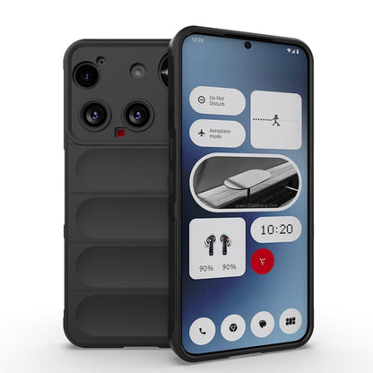 Nothing Phone 3 Magic Shield TPU + Flannel Protective Phone Case Cover, Shockproof Scratch Resistant