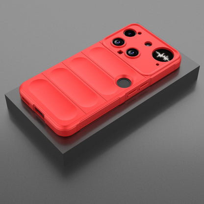 Nothing Phone 3 Magic Shield TPU + Flannel Protective Phone Case Cover, Shockproof Scratch Resistant