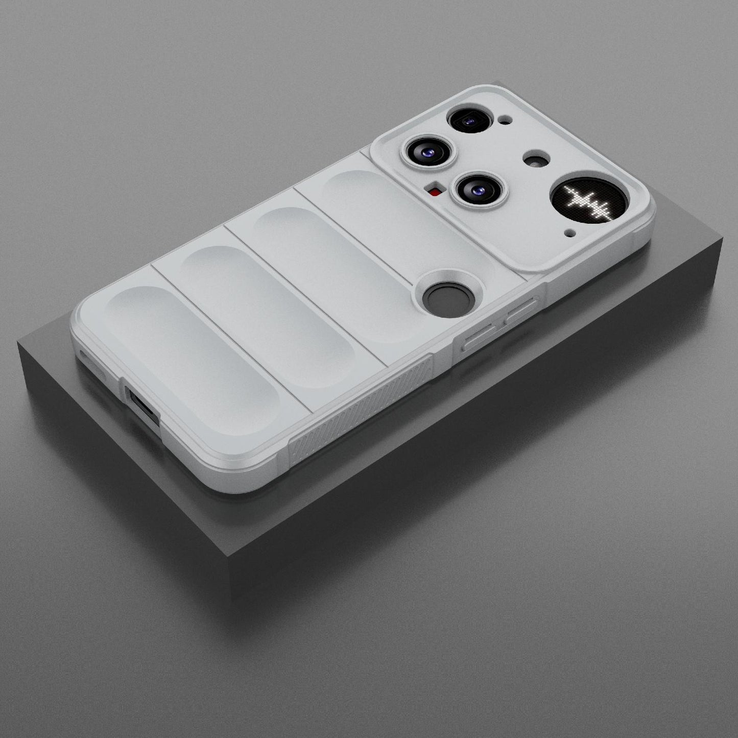 Nothing Phone 3 Magic Shield TPU + Flannel Protective Phone Case Cover, Shockproof Scratch Resistant