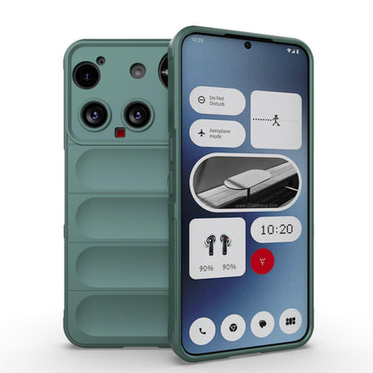 Nothing Phone 3 Magic Shield TPU + Flannel Protective Phone Case Cover, Shockproof Scratch Resistant