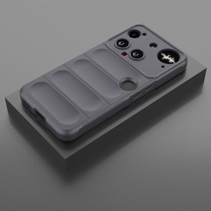 Nothing Phone 3 Magic Shield TPU + Flannel Protective Phone Case Cover, Shockproof Scratch Resistant