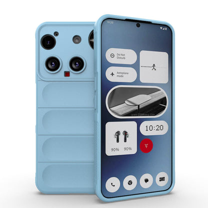 Nothing Phone 3 Magic Shield TPU + Flannel Protective Phone Case Cover, Shockproof Scratch Resistant