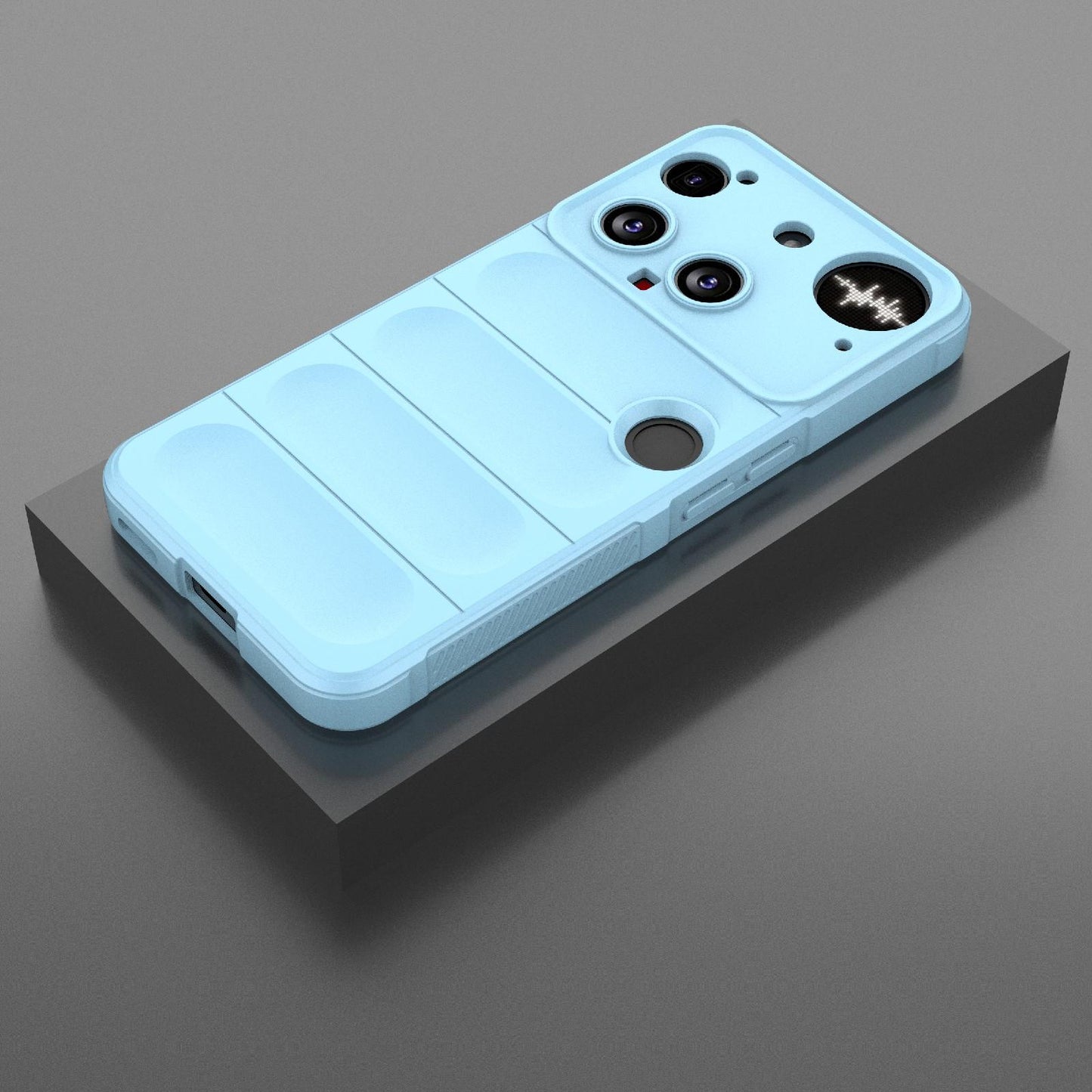 Nothing Phone 3 Magic Shield TPU + Flannel Protective Phone Case Cover, Shockproof Scratch Resistant