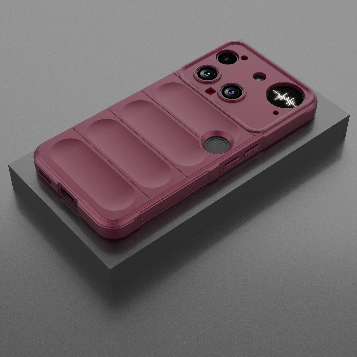 Nothing Phone 3 Magic Shield TPU + Flannel Protective Phone Case Cover, Shockproof Scratch Resistant