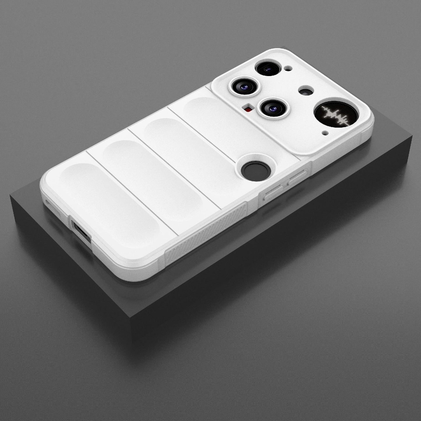 Nothing Phone 3 Magic Shield TPU + Flannel Protective Phone Case Cover, Shockproof Scratch Resistant