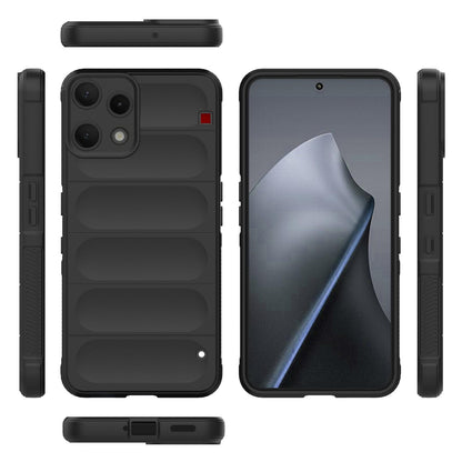 Nothing Phone 3a Lite 5G Magic Shield TPU + Flannel Protective Phone Case Cover, Shockproof Scratch Resistant