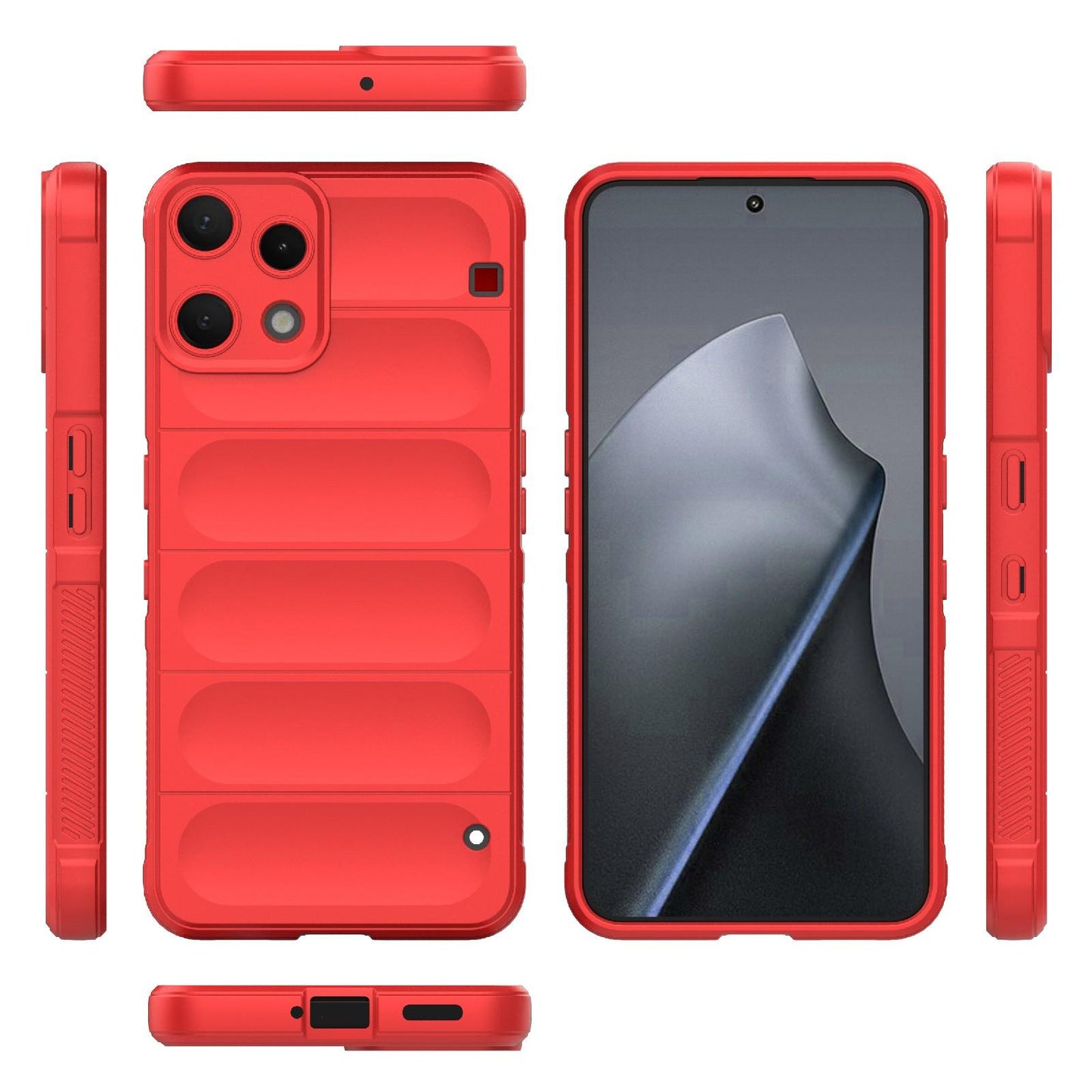 Nothing Phone 3a Lite 5G Magic Shield TPU + Flannel Protective Phone Case Cover, Shockproof Scratch Resistant