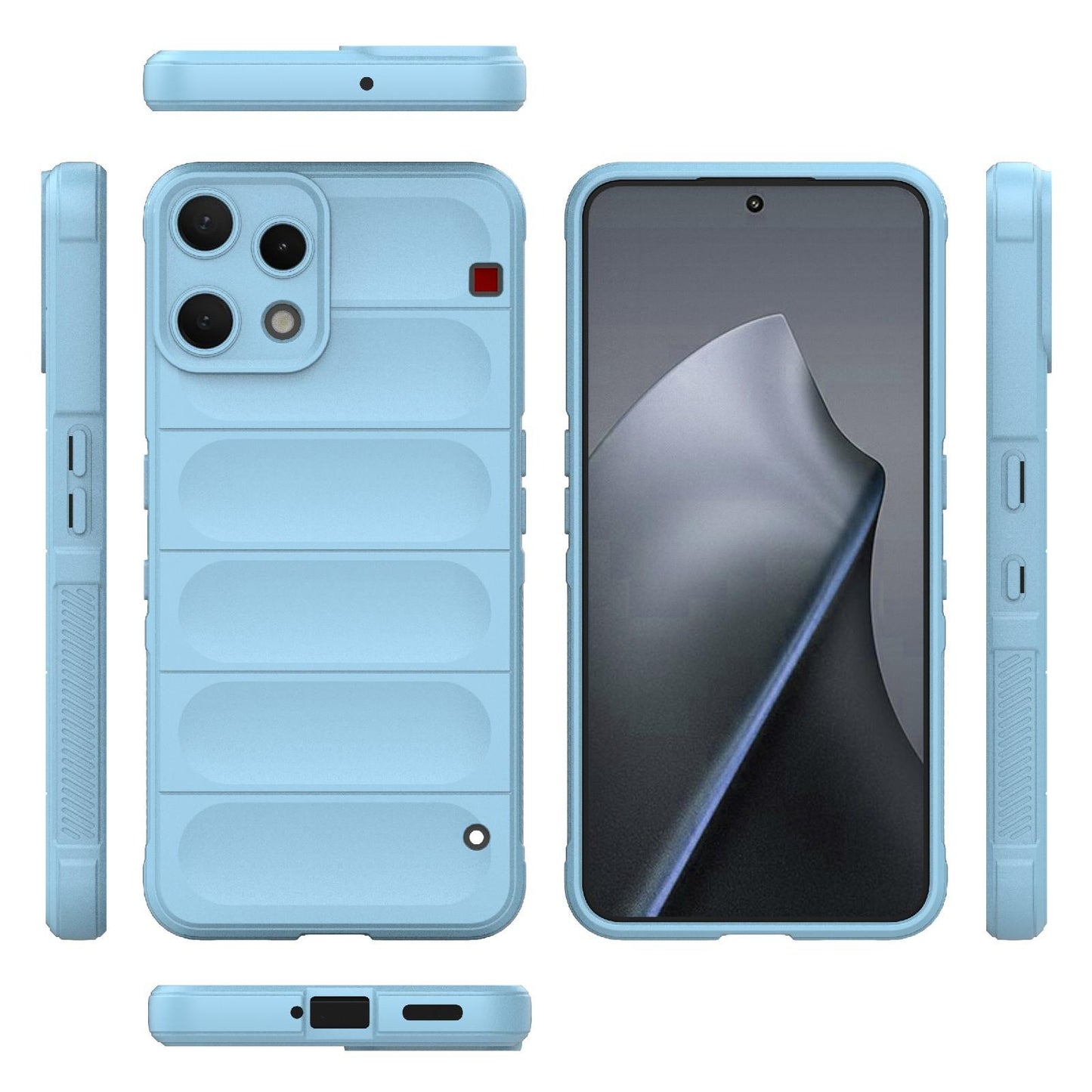 Nothing Phone 3a Lite 5G Magic Shield TPU + Flannel Protective Phone Case Cover, Shockproof Scratch Resistant