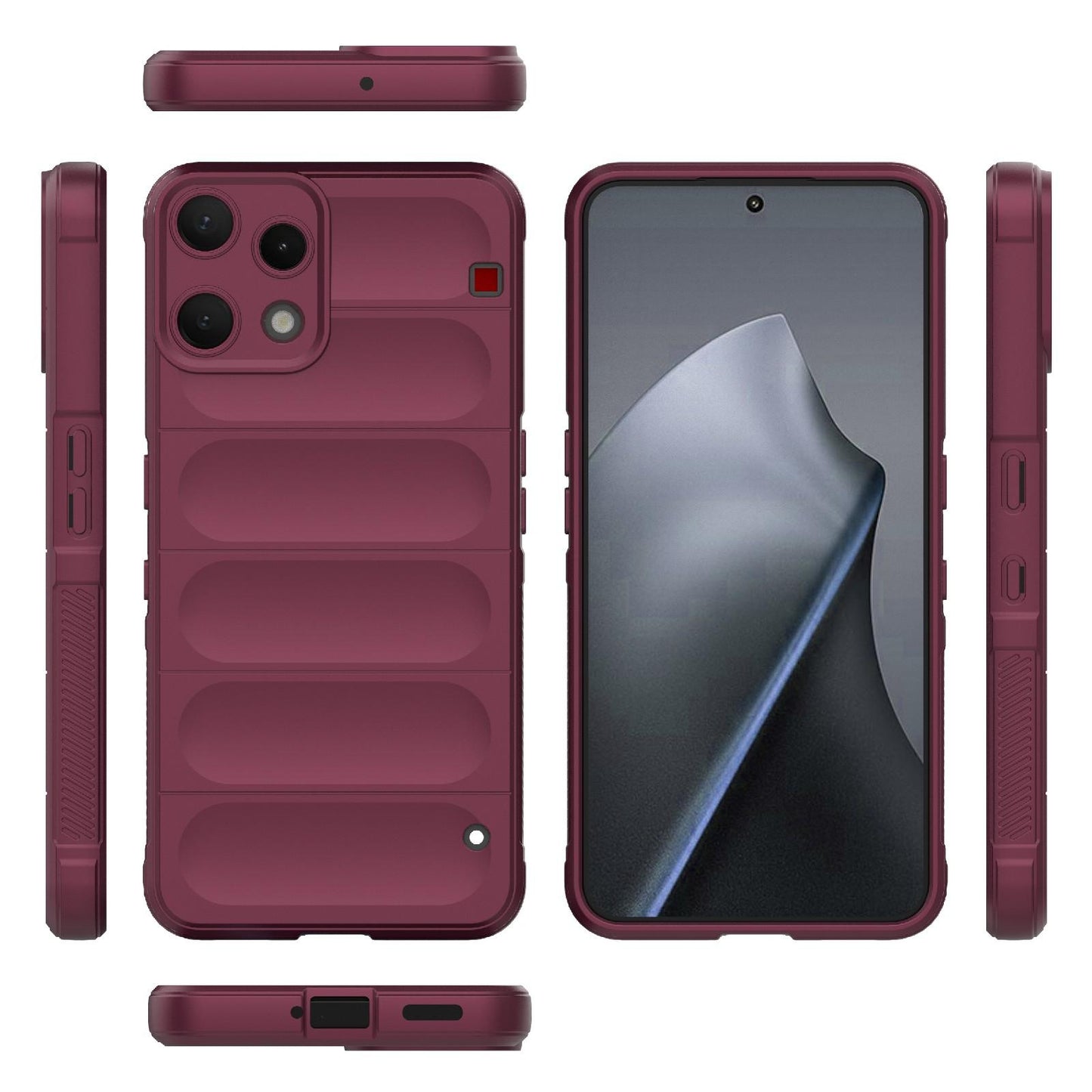 Nothing Phone 3a Lite 5G Magic Shield TPU + Flannel Protective Phone Case Cover, Shockproof Scratch Resistant