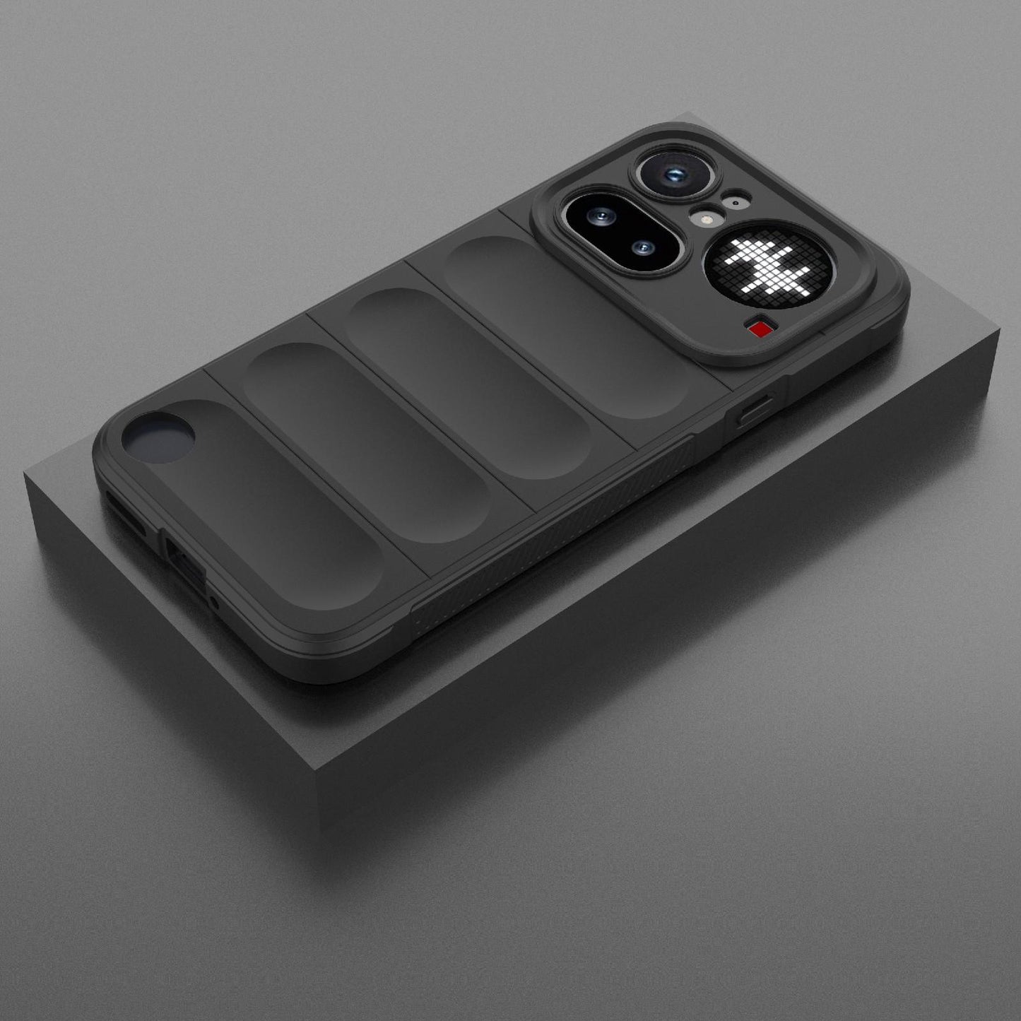 Nothing Phone 4a Pro 5G Magic Shield TPU + Flannel Protective Phone Case Cover, Shockproof Scratch Resistant