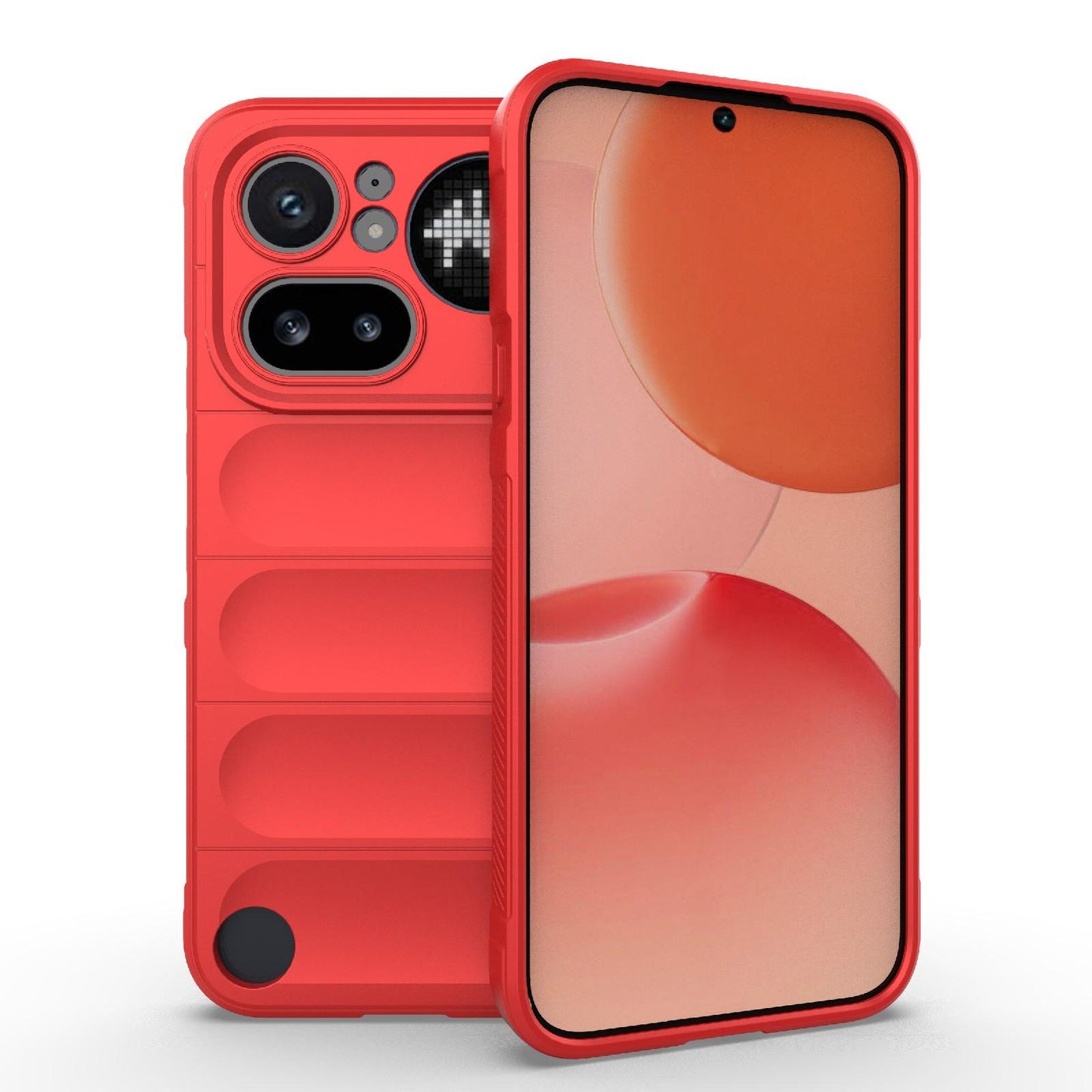 Nothing Phone 4a Pro 5G Magic Shield TPU + Flannel Protective Phone Case Cover, Shockproof Scratch Resistant