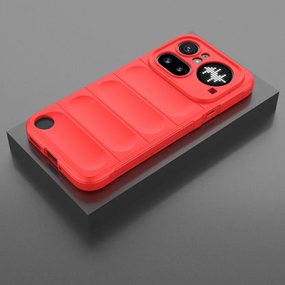 Nothing Phone 4a Pro 5G Magic Shield TPU + Flannel Protective Phone Case Cover, Shockproof Scratch Resistant