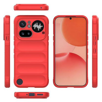 Nothing Phone 4a Pro 5G Magic Shield TPU + Flannel Protective Phone Case Cover, Shockproof Scratch Resistant