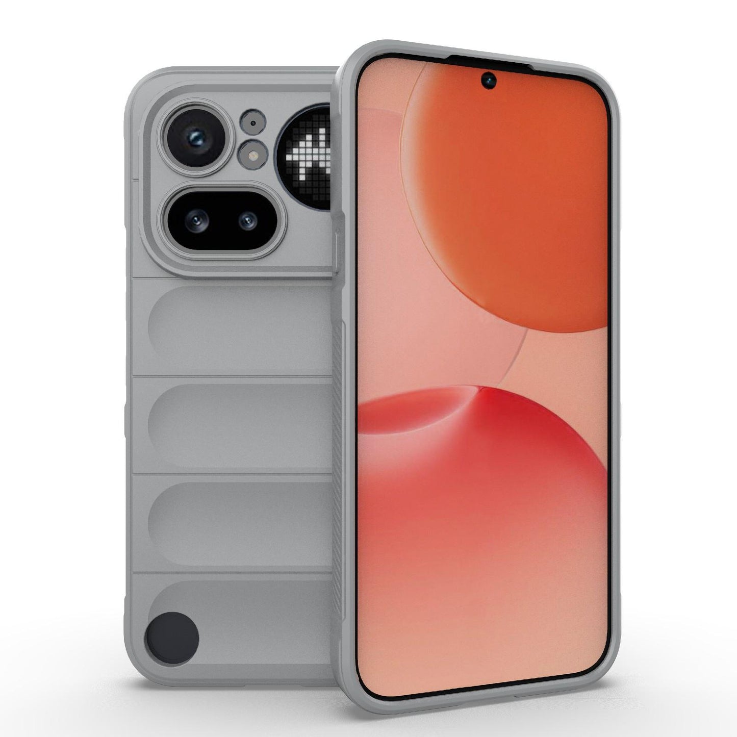 Nothing Phone 4a Pro 5G Magic Shield TPU + Flannel Protective Phone Case Cover, Shockproof Scratch Resistant