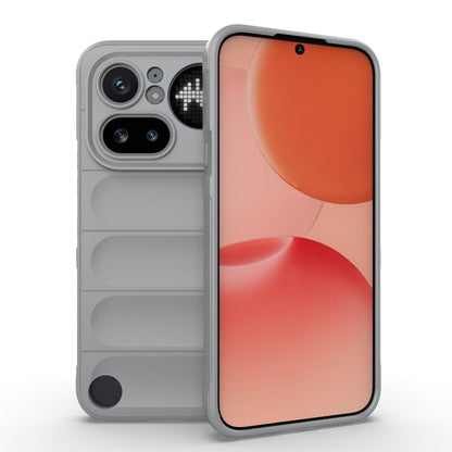 Nothing Phone 4a Pro 5G Magic Shield TPU + Flannel Protective Phone Case Cover, Shockproof Scratch Resistant