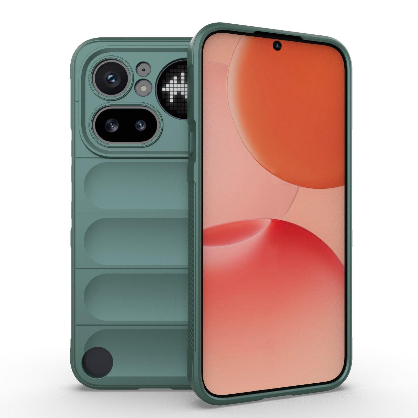 Nothing Phone 4a Pro 5G Magic Shield TPU + Flannel Protective Phone Case Cover, Shockproof Scratch Resistant