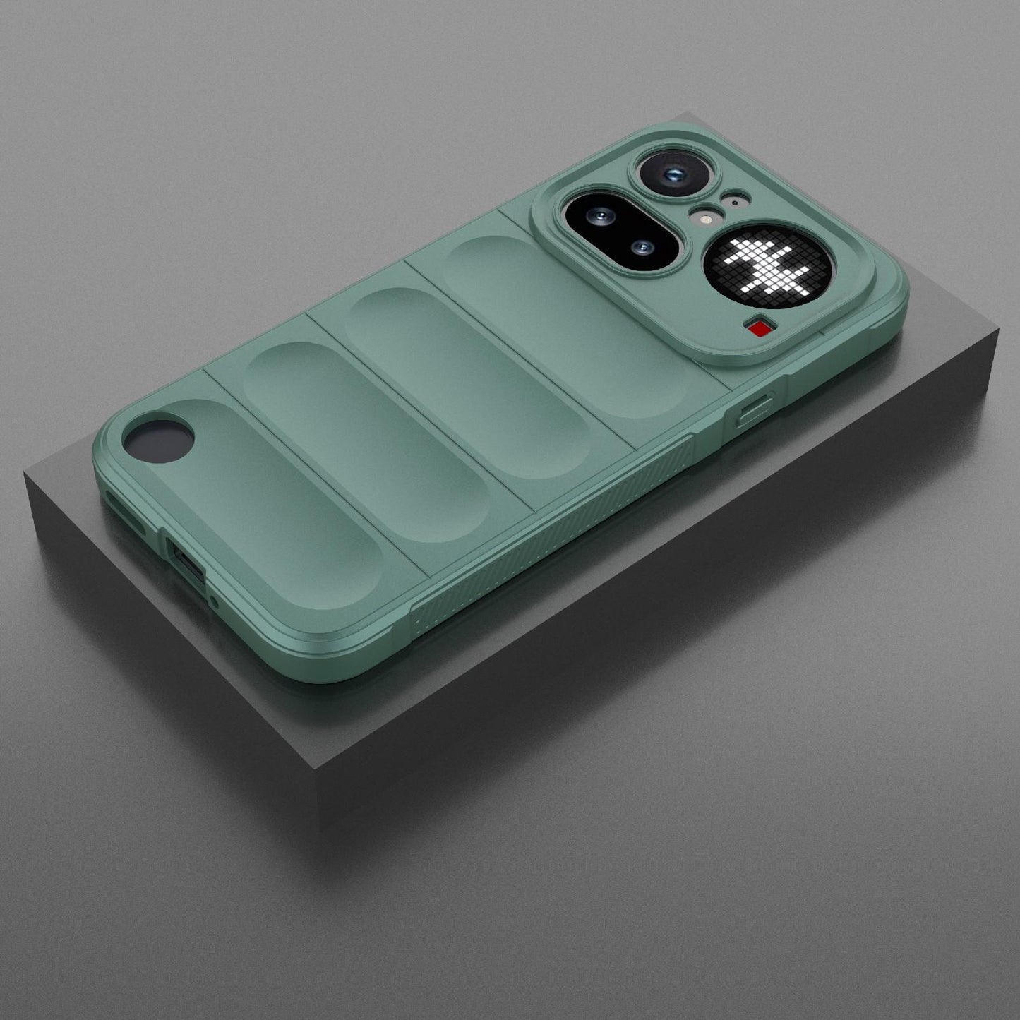 Nothing Phone 4a Pro 5G Magic Shield TPU + Flannel Protective Phone Case Cover, Shockproof Scratch Resistant