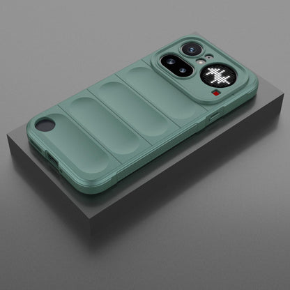 Nothing Phone 4a Pro 5G Magic Shield TPU + Flannel Protective Phone Case Cover, Shockproof Scratch Resistant