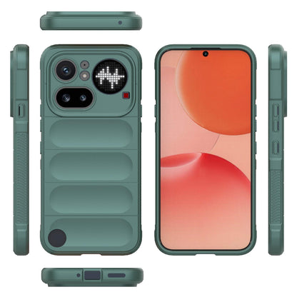 Nothing Phone 4a Pro 5G Magic Shield TPU + Flannel Protective Phone Case Cover, Shockproof Scratch Resistant
