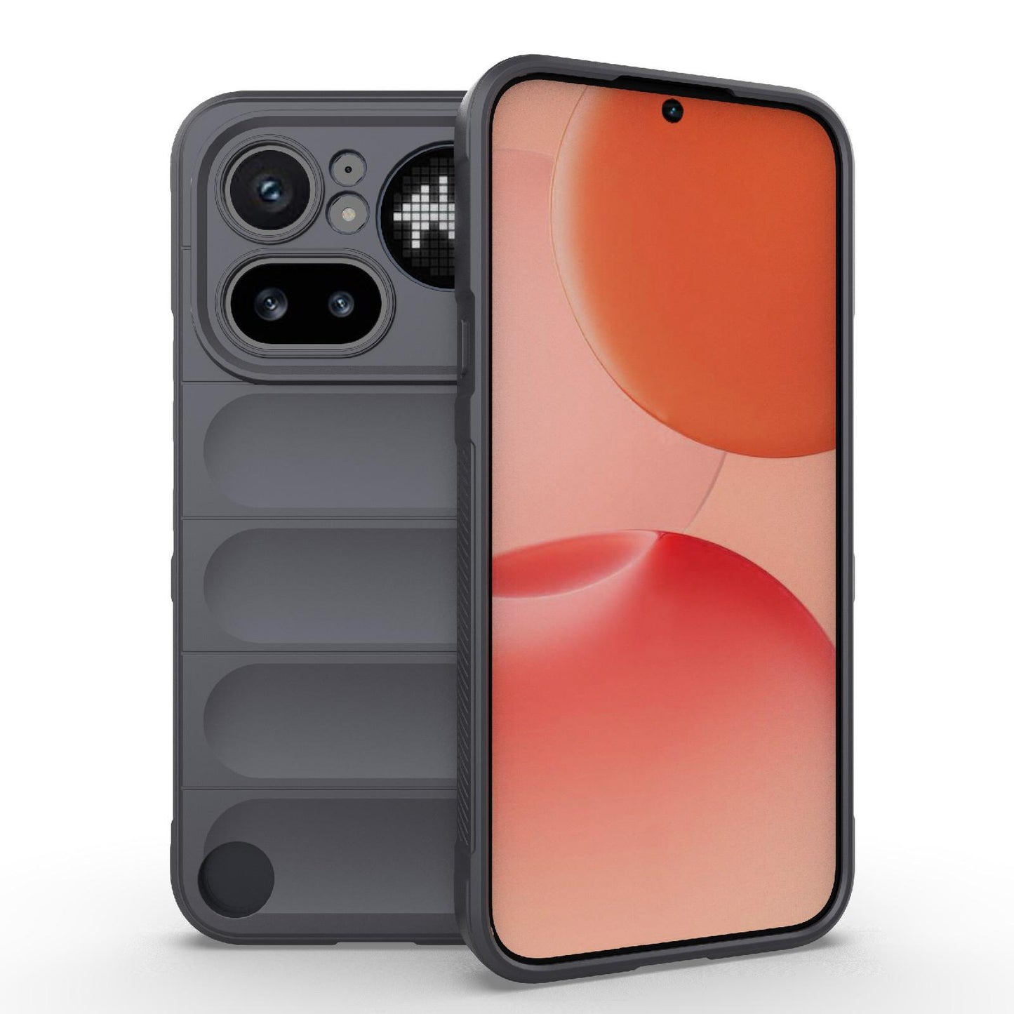 Nothing Phone 4a Pro 5G Magic Shield TPU + Flannel Protective Phone Case Cover, Shockproof Scratch Resistant