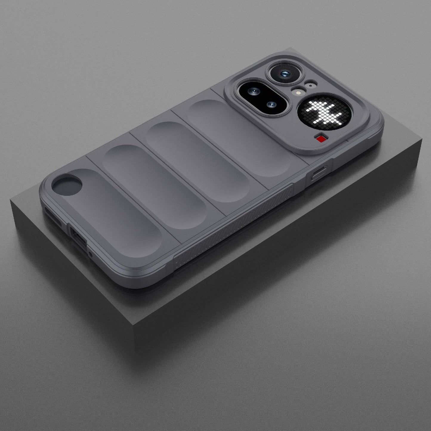 Nothing Phone 4a Pro 5G Magic Shield TPU + Flannel Protective Phone Case Cover, Shockproof Scratch Resistant